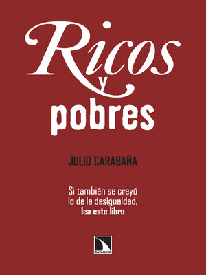 cover image of Ricos y pobres